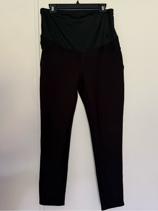 free haven Pants - Black Maternity Leggings with Supportive High Waist